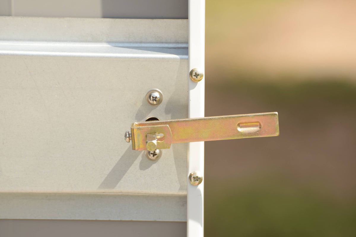 Patio Shed Flute Grey and Anthracite U76857