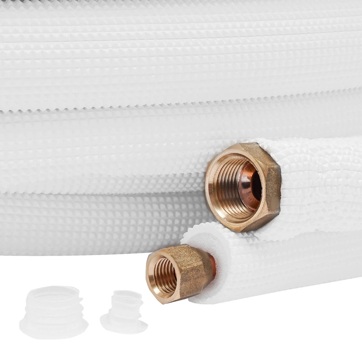 50ft Insulated Line Set 1/4'' & 1/2'' Copper Tubing S9564
