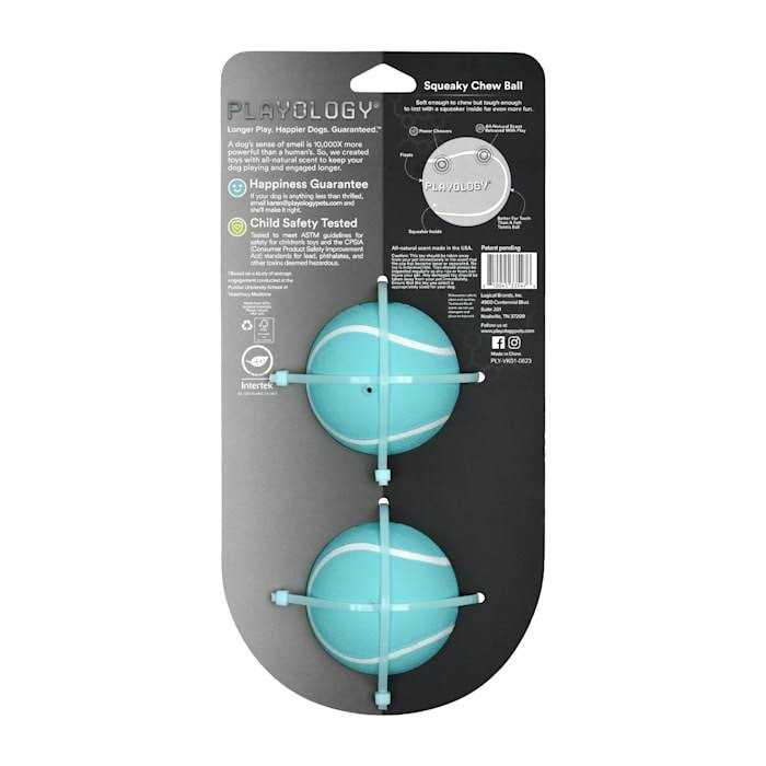 Squeaky Chew Ball Dog Toy U6477