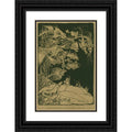 Black Ornate Wood Framed Art Print G661381