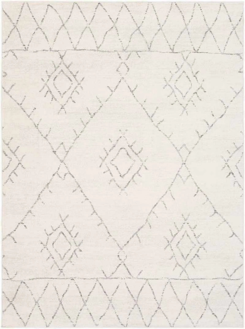 White 8x10 Area Rug Z943080