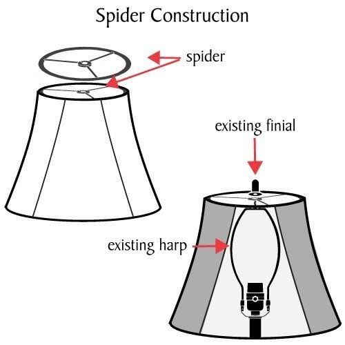 IVORY Scallop Bell Shape Spider Construction G789701