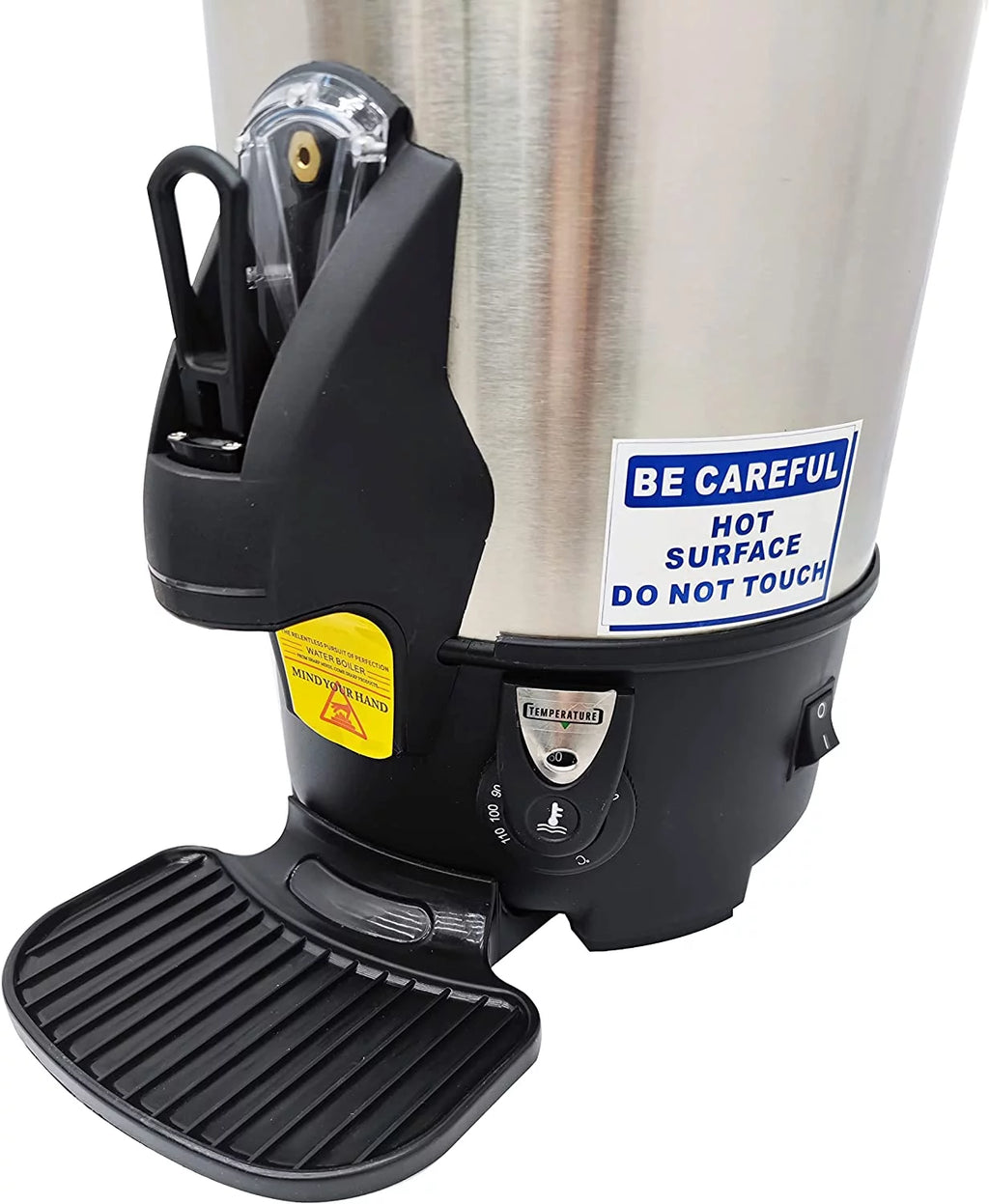 6L Stainless Steel Electric Hot Water Dispenser with Faucet Tap E529