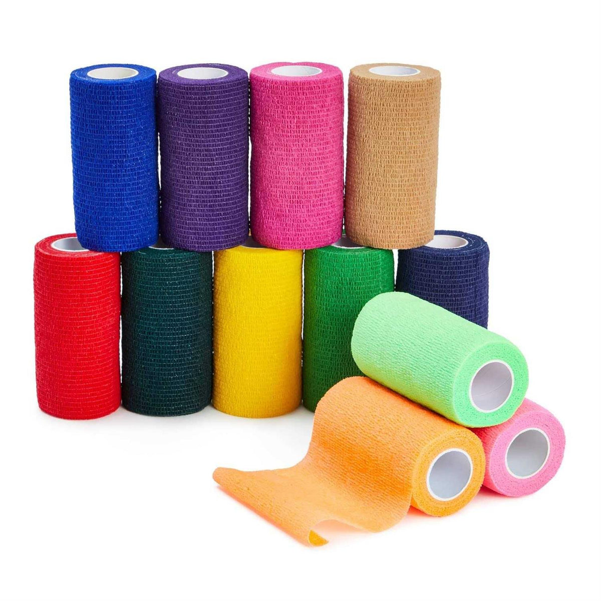 12 Rolls Self Adhesive Bandage Wrap I421