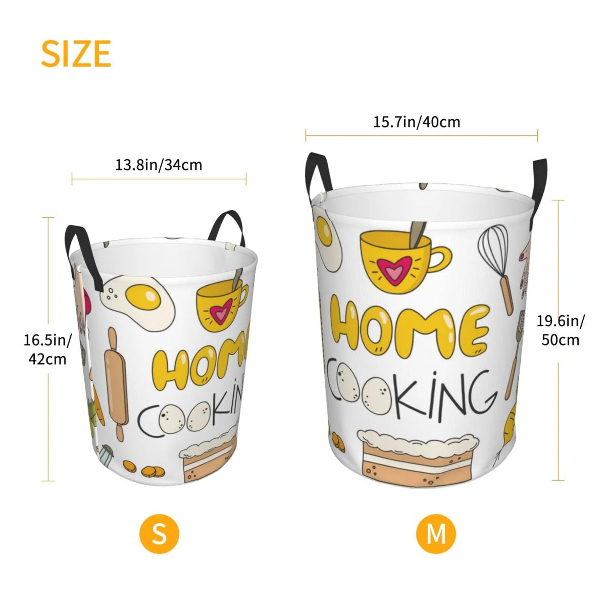 Foldable Laundry Hamper with Handles B662