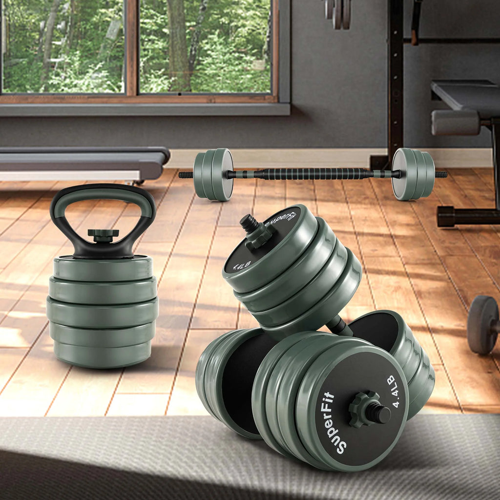 4 in 1 Adjustable 47lbs Dumbbell Set O6929