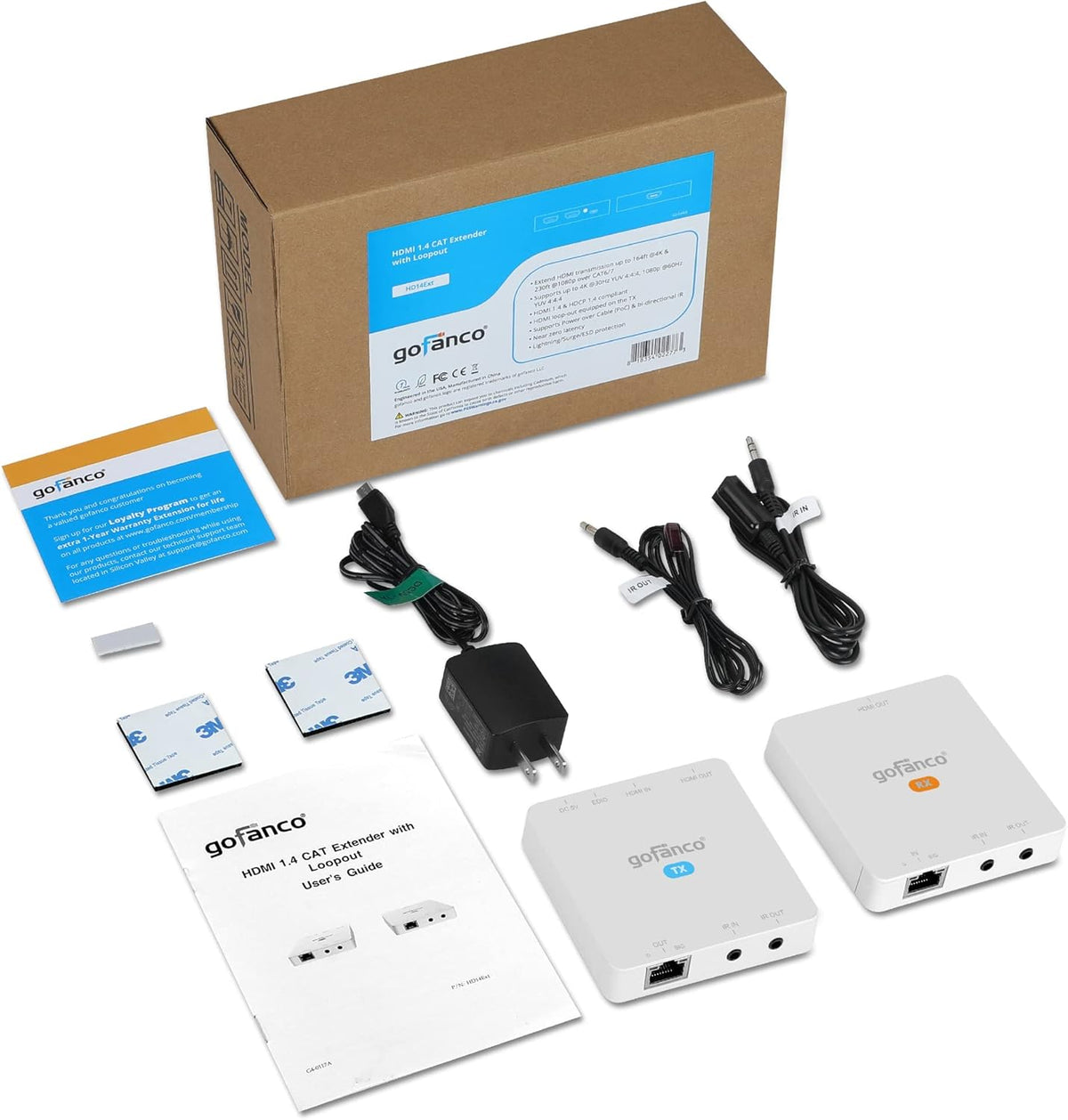 4K 30Hz HDMI CAT6 Extender R3064