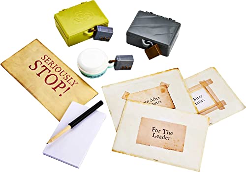 Escape Room in a Box The Werewolf Experiment, Room Escape Group Game with 19 2D and 3D Puzzles P769