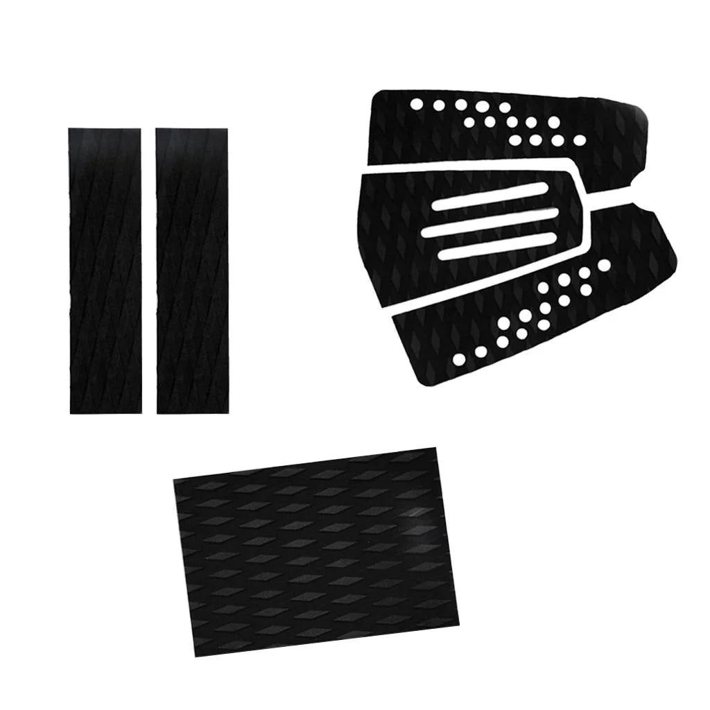 Black EVA Surfboard Traction Pad Deck Grip T1300