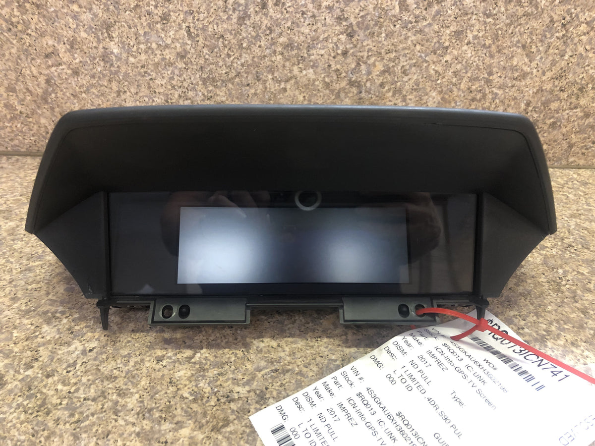 17 Subaru Impreza Information Display Screen with Clock & Temperature J753
