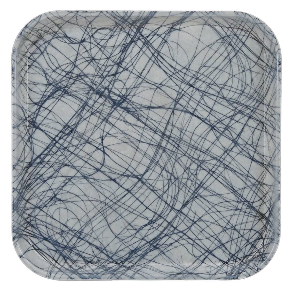 Swirl Gray 13 inch Square Fiberglass Camtray N9293