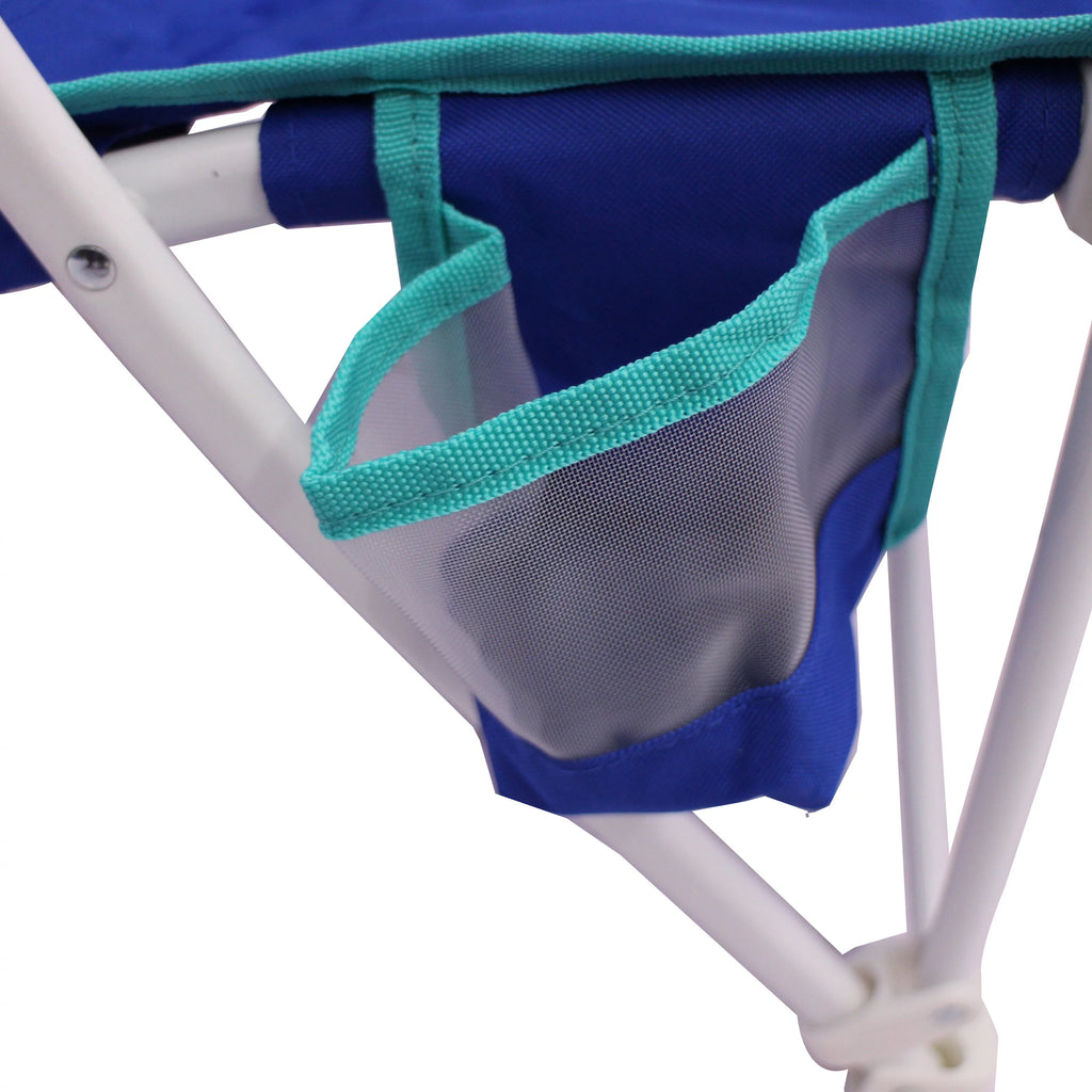Blue Folding Beach Chair with Carry Bag R782882