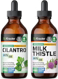 Cilantro Tincture 4 Fl. Oz. & Milk Thistle Tincture 4 Fl. Oz. U6053