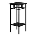 Black Square Metal Accent Table L598198