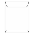 White Kraft 9 inch x 12 inch Open End Catalog Envelopes R89023
