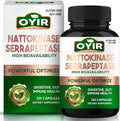 120 Capsules Nattokinase Serrapeptase Systemic Enzymes V2272