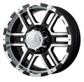 Black/Machined 18x9 8 x 165.1 Wheel B79084