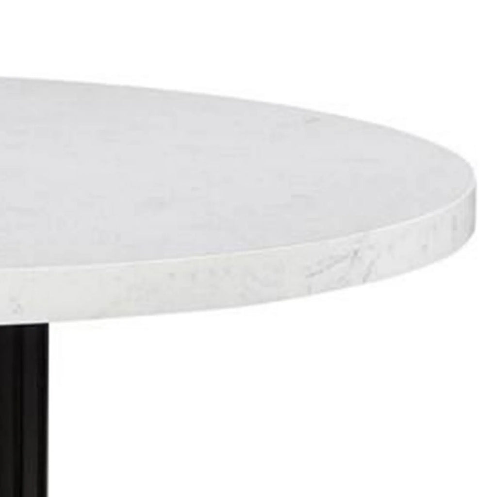 Espresso Brown Wood Round Dining Table K304