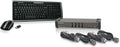 4-Port DVI KVMP Switch with Cables and Wireless Media Center Keyboard and Mouse B329