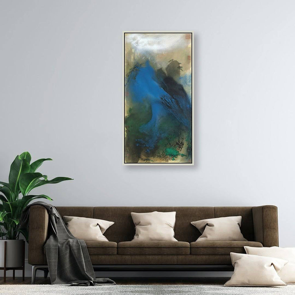 Giclee Print Chinese Painting Silver Frame L830293