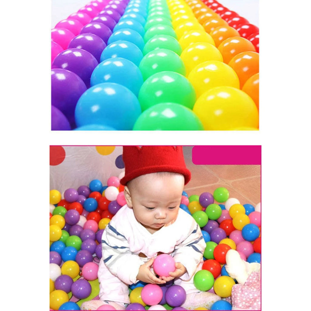 50PCS 5.5cm Colorful Soft Plastic Ocean Balls K30217