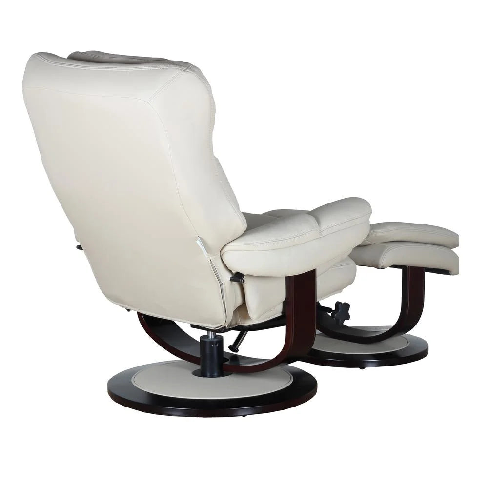 Swivel Pedestal Recliner with Ottoman F2819