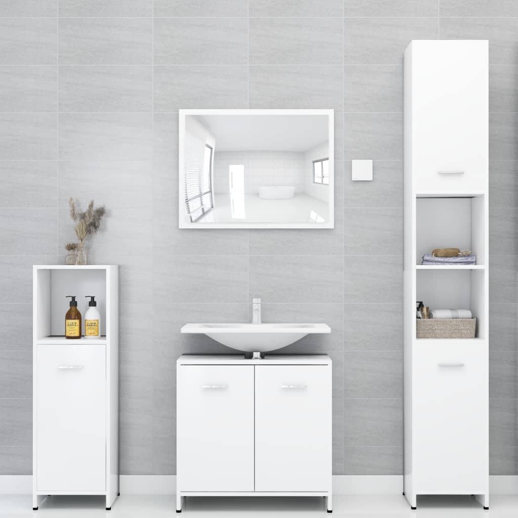 Black Chipboard Bathroom Cabinet C54394
