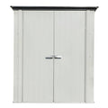 Patio Shed Flute Grey and Anthracite U76857