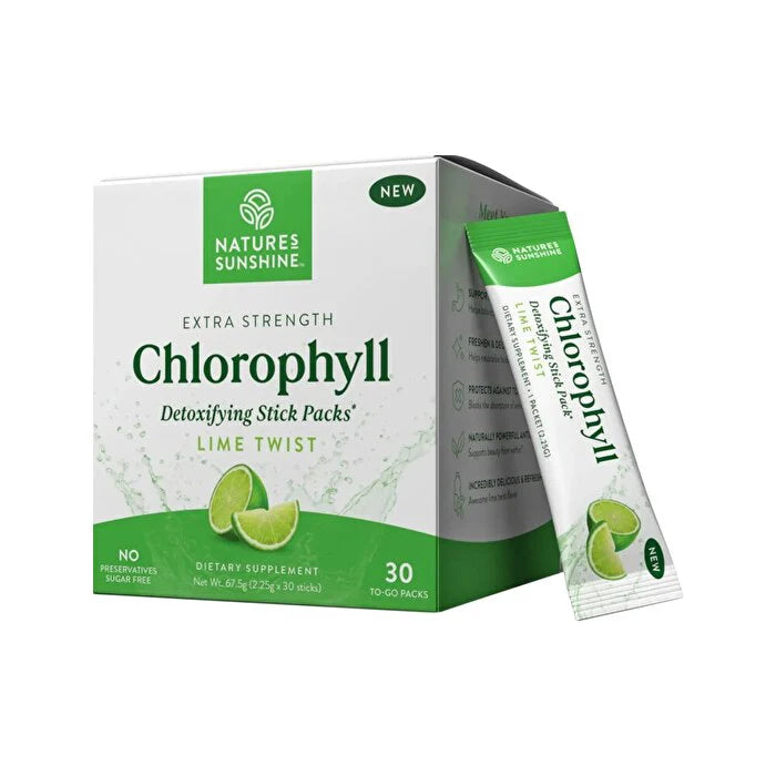 Extra Strength Chlorophyll Lime Twist Sachets 2.25g x 30 Pack V5539