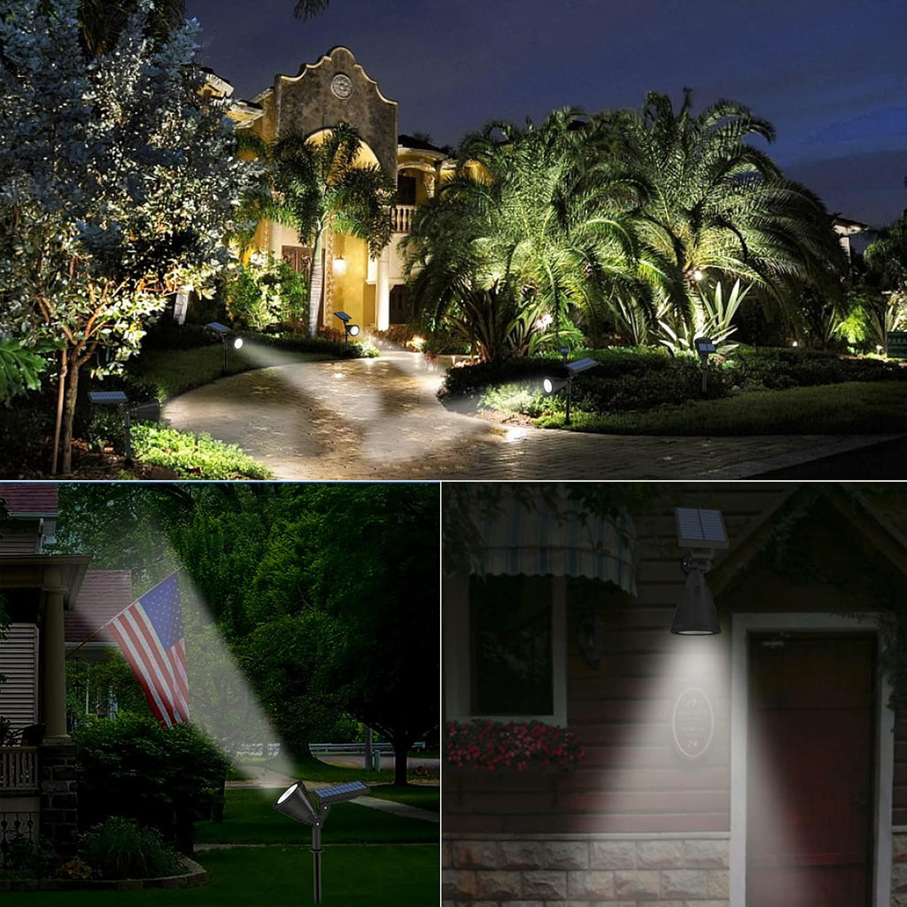 Adjustable Waterproof Solar Spot Lights Outdoor 4 Pack Z5904