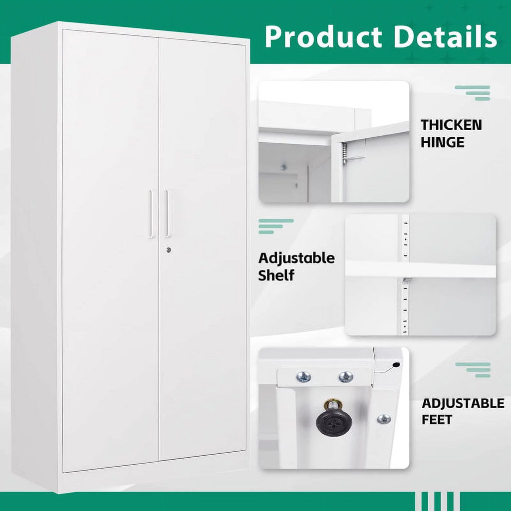 Metal Storage Cabinet with Locking Doors D697180
