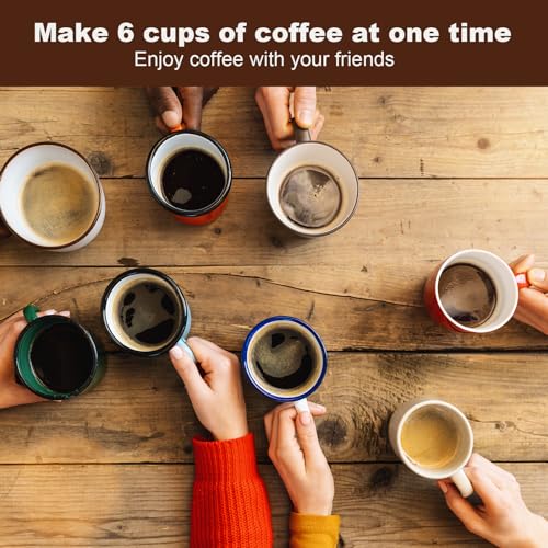 6 Cup Electric Espresso Coffee Maker B7208