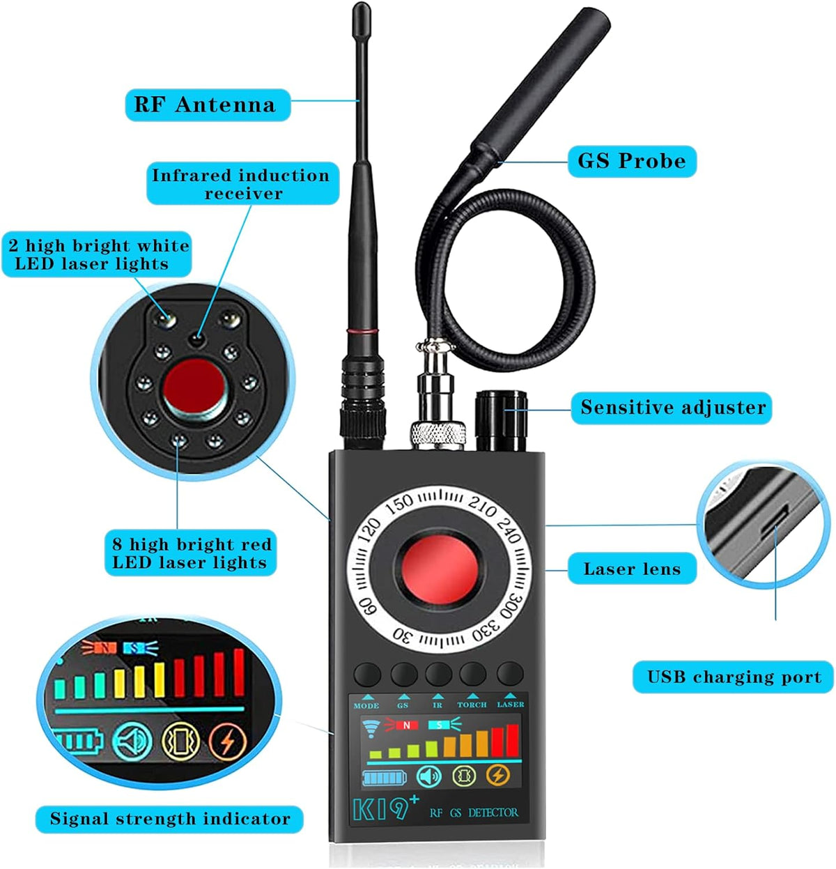 RF Detector Camera Finder U5618