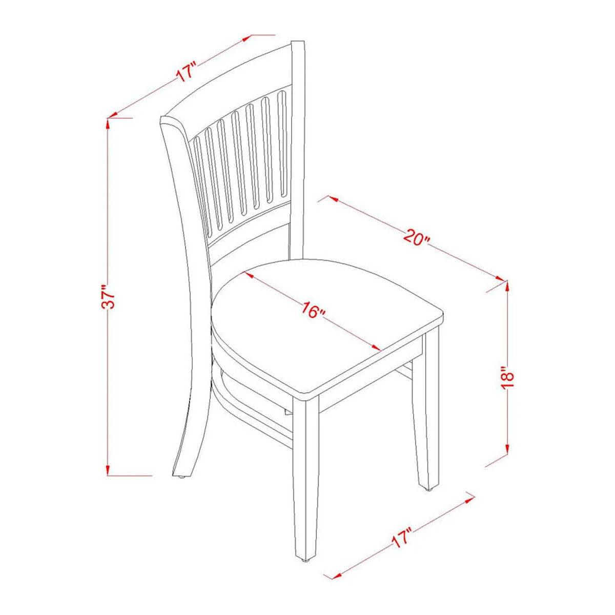 3-piece Oak Table and Dining Chairs V89665