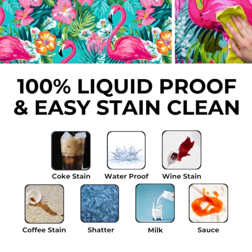 72x30 Inches 4Pcs Waterproof Polyester Picnic Table Cover with Carrying Bag P953