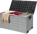 75 Gallon Waterproof Storage Deck Box with Wheels G227