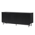 Coastal Oak 4-Door Sideboard Buffet Console W931