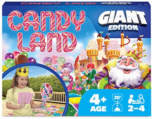 Giant Edition Family Board Game with Oversized Gameboard Cards Spinner H126426