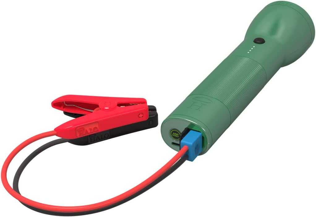 Rechargeable Lithium LED Flashlight with Car Jump Starter and Phone Charger L7210