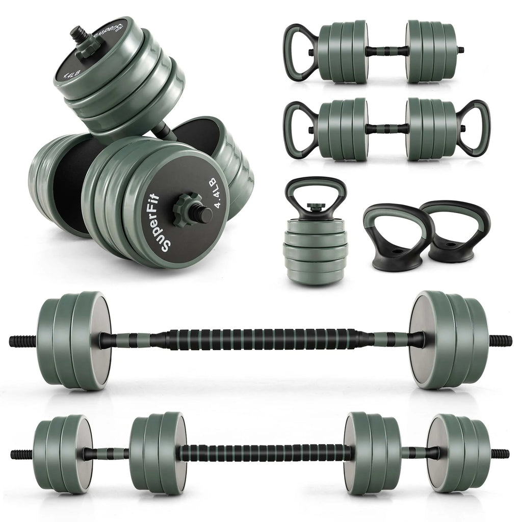 4 in 1 Adjustable 47lbs Dumbbell Set O6929