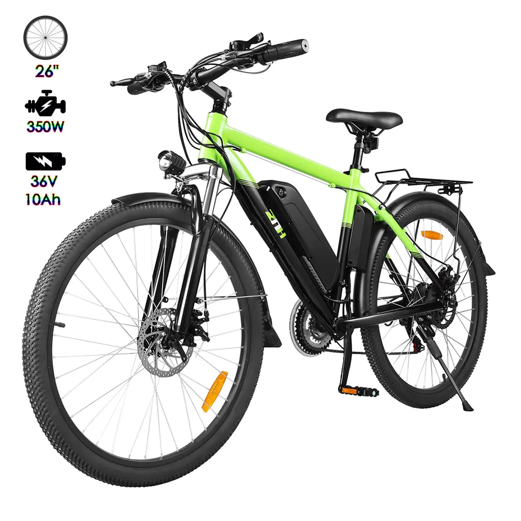 Electric Mountain Bike 350W 21 Speed Black L365564