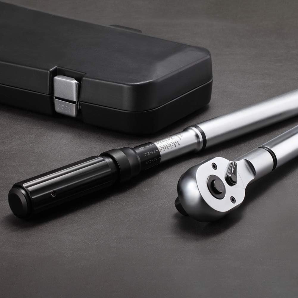 3/4-inch Drive Click Torque Wrench Set with Buckle with Screwdriver O435356