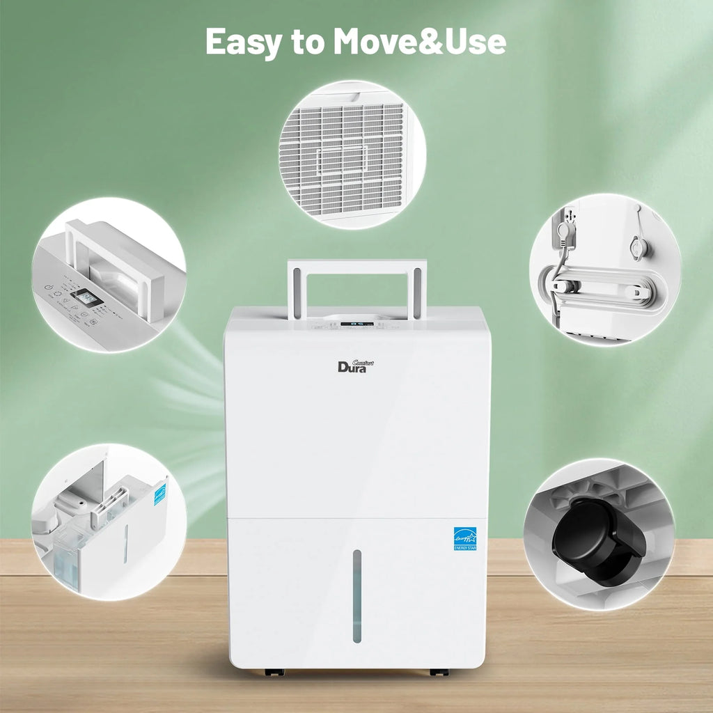 50 Pints Dehumidifier with Pump and WiFi U1032