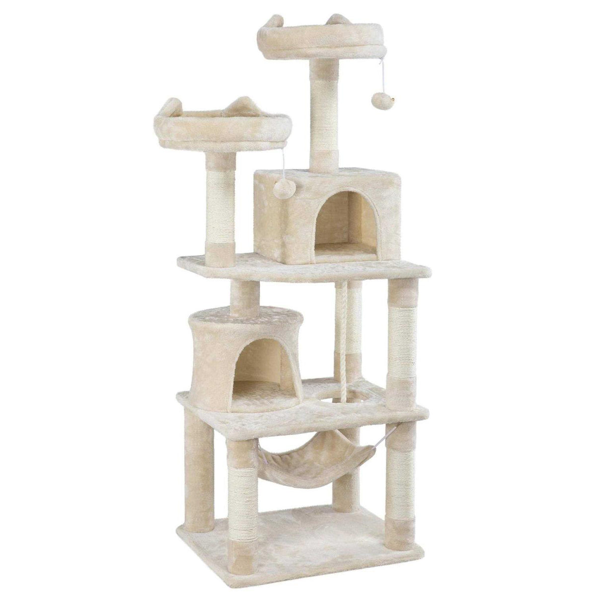 4-Level Cat Tree Condo with 2 Perches D1225