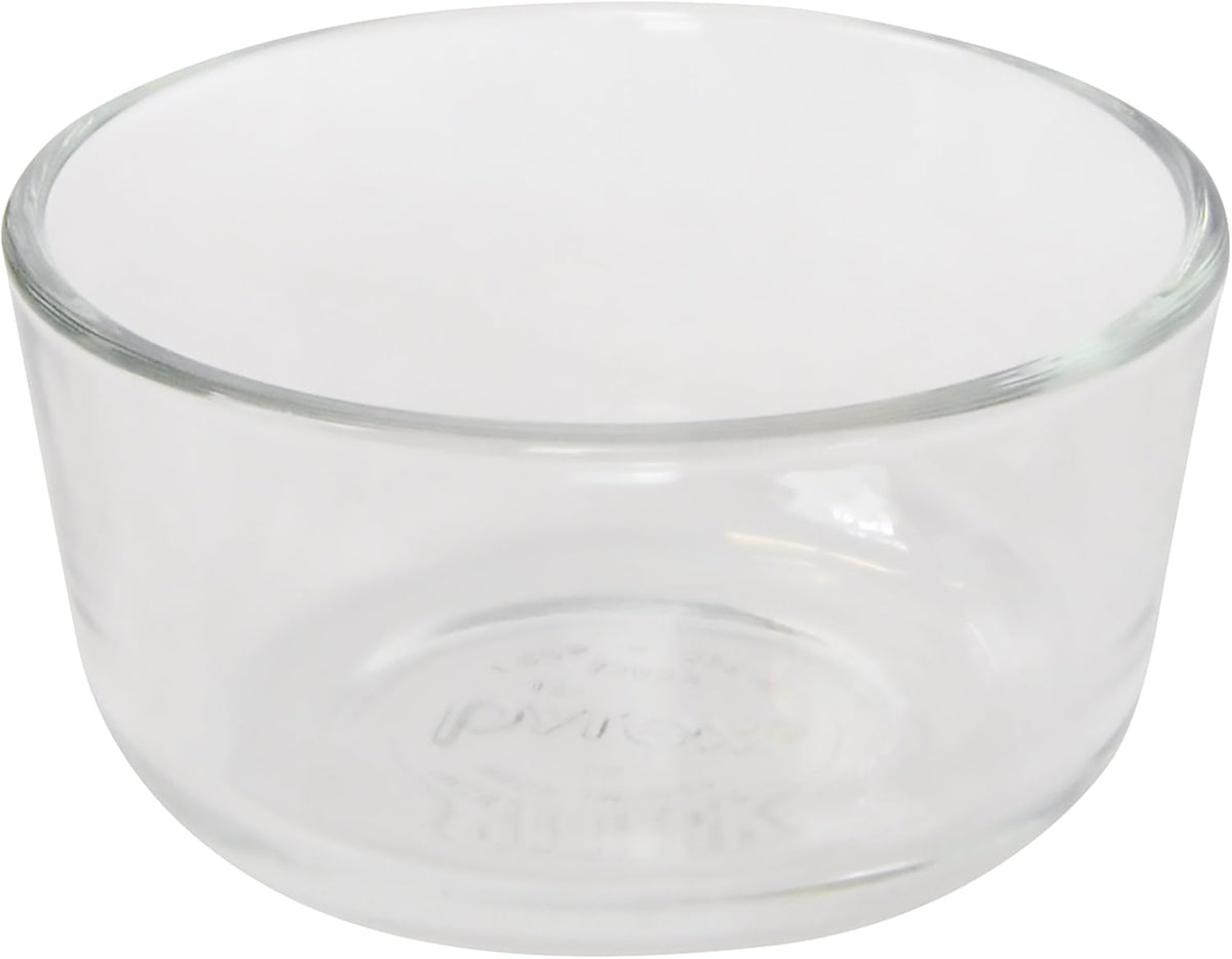1-Cup Glass Bowls with Dark Blue Lids G5237