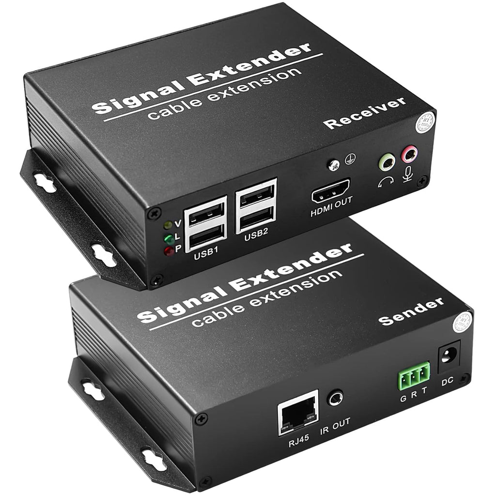 4K HDMI KVM USB Extender Over Cat5e/6/7 up to 120M L364714