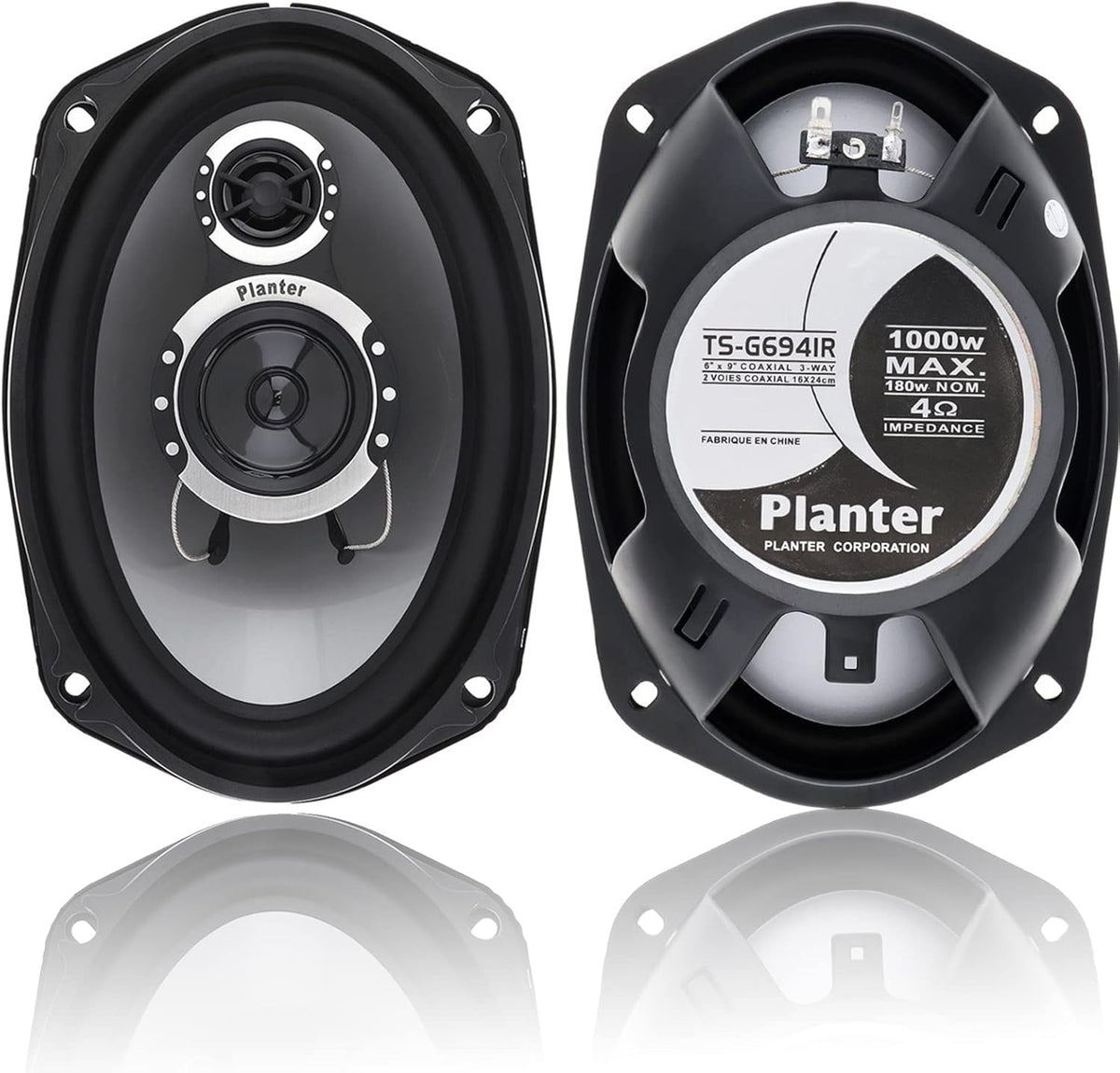 6x9 Inch 2 Way 1000w Car Stereo Speakers Pair W678275