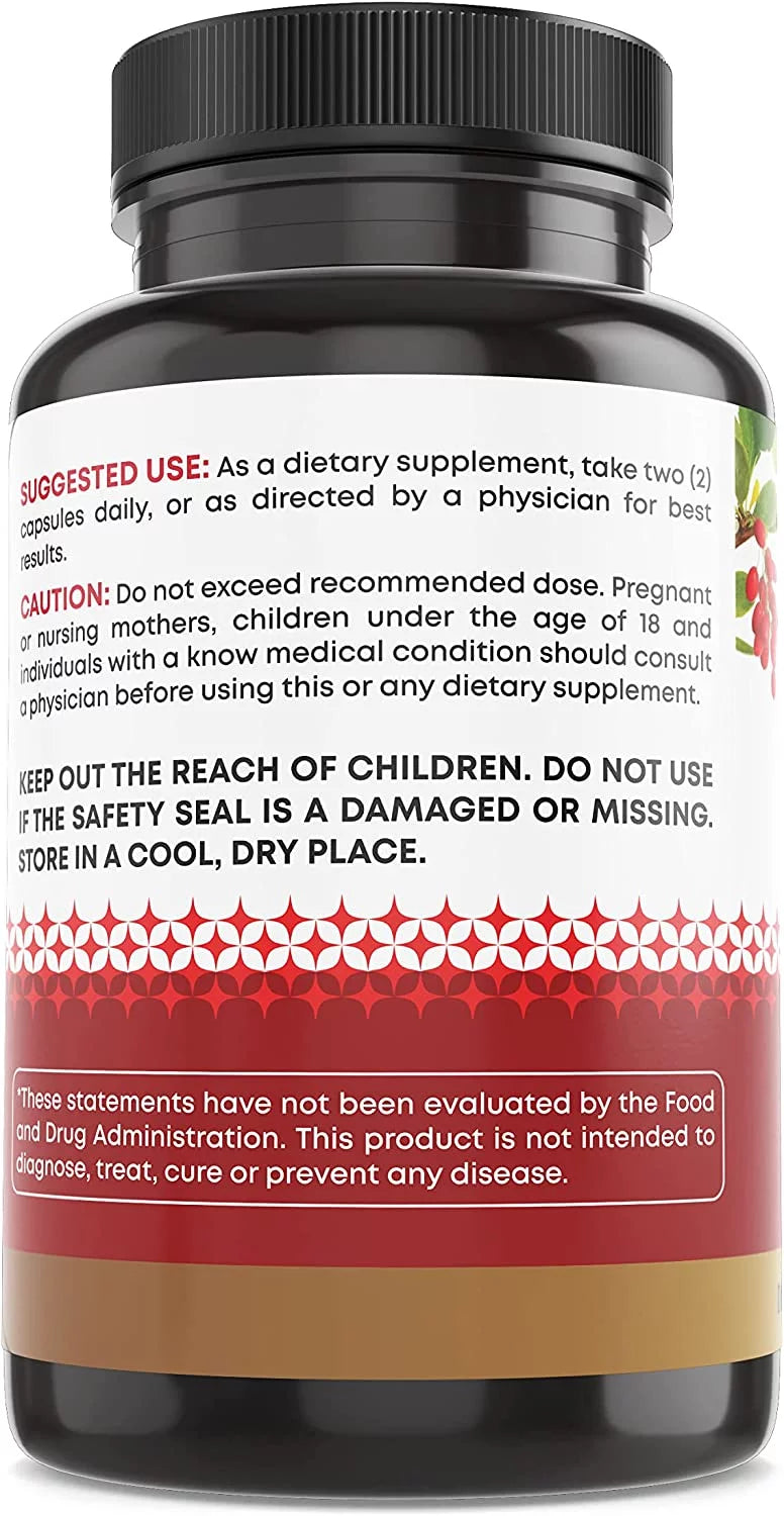 Berberine HCL 1200mg with Ceylon Cinnamon, Bitter Melon, Green Tea Extract 120 Capsules S436392