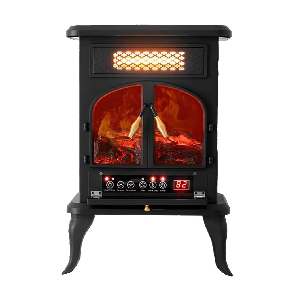 Freestanding Portable Electric Fireplace Heater Stove M177