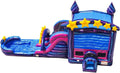 Commercial Grade Bounce House Water Slide with Deep Pool and Dual Lane B82354